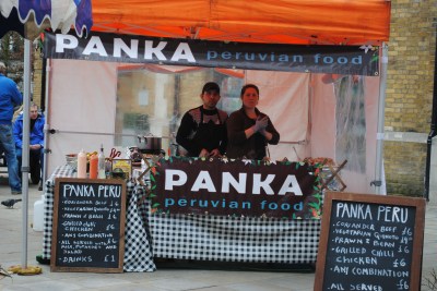 Coriander beef, grilled chilli chicken, prawn and bean, vegetarian quinoto