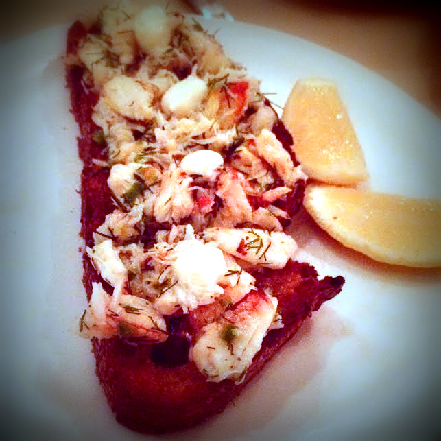 crab toast